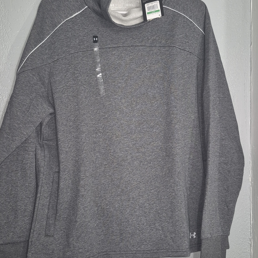 Under Armour Dark Gray Funnel Neck Pullover